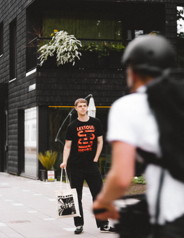 Lex Is More black T-shirt - Image 3
