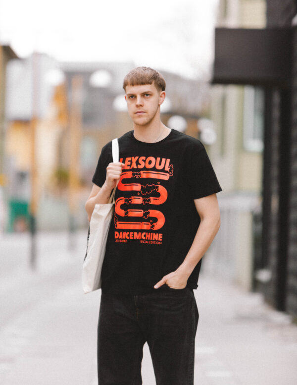 Lex Is More black T-shirt - Image 2